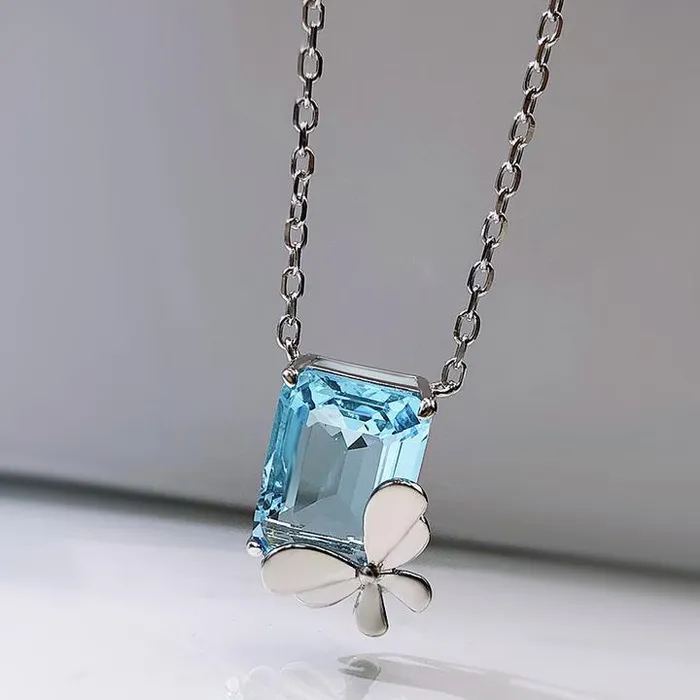 925 Sterling Silver Butterfly Pendant Necklace Shineofidamond Necklaces