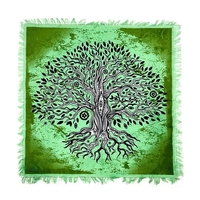 Designs by Deekay Inc Necklaces TREE OF LIFE 18 X 18 ALTAR CLOTH TAPESTRY