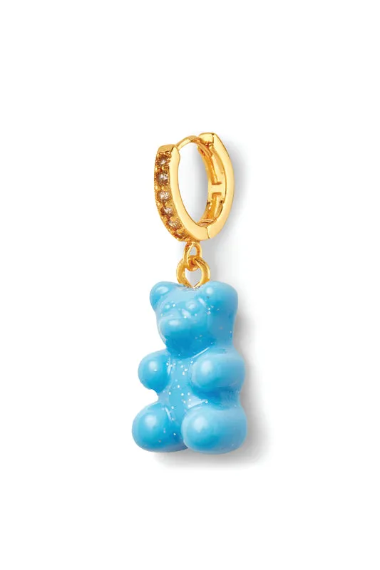 Crystal Haze Jewelry Earrings Nostalgia bear hoop Lagoon