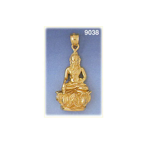 14K Gold Lady Buddha Pendant Goldia PreStyled Sets
