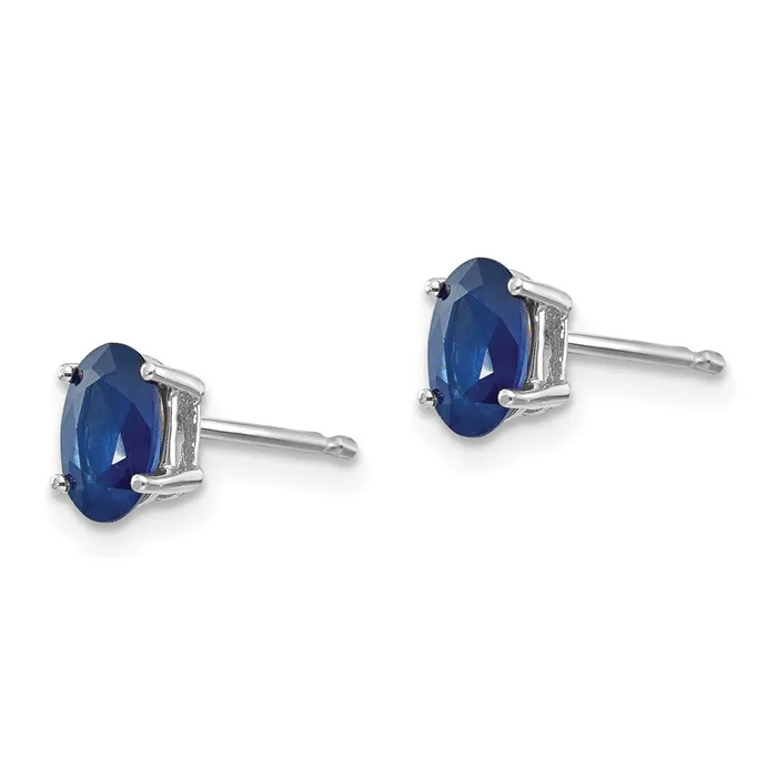 Earrings Goldia 14k White Gold Sapphire Earrings