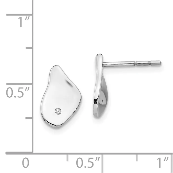 Earrings Goldia SS White Ice 01ct Diamond Earrings