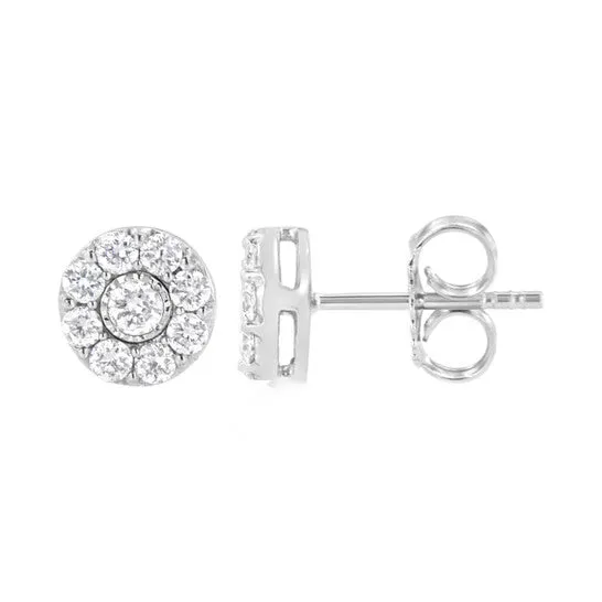 Earrings Original Haus of Brilliance 925 Sterling Silver 58 cttw LabGrown Diamond Flower Earring FG Color VS2SI1 Clarity JMS always Earrings Original Haus of Brilliance 925 Sterling Silver 58 cttw LabGrown Diamond Flower Earring FG Color VS2SI1 Clarity JMS always