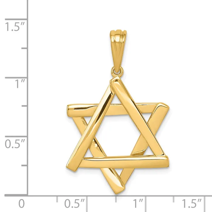 Goldia Necklaces 14k Yellow Gold Star of David Pendant