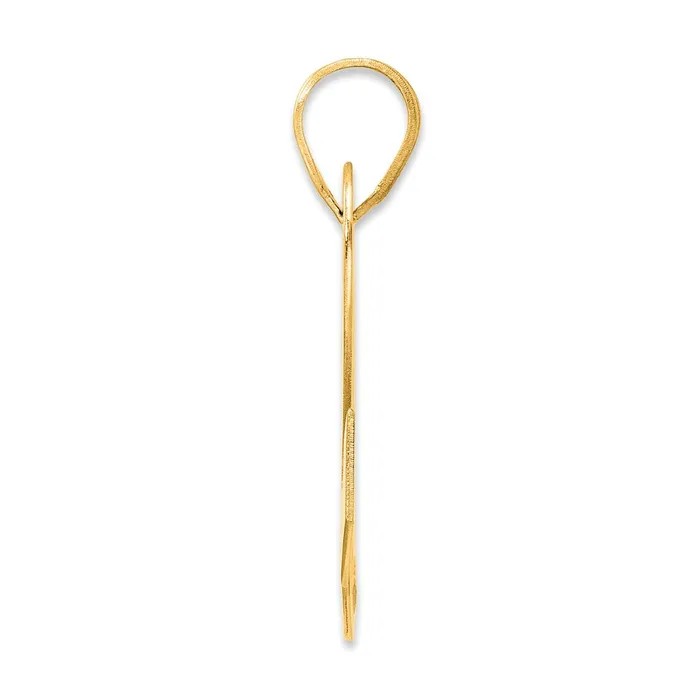 Goldia PreStyled Sets 14k Yellow Gold Polished Block Number 82 Pendant