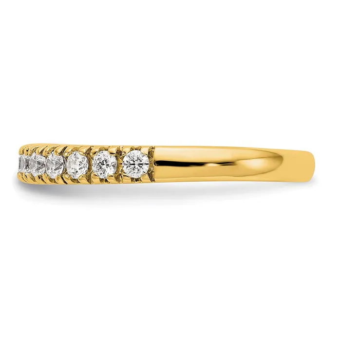 Goldia Rings 14K Yellow Gold Real Diamond Band