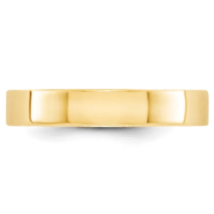Goldia Solid 10K Yellow Gold 4mm Light Weight Flat MensWomens Wedding Band Ring Size 13 Rings Goldia Solid 10K Yellow Gold 4mm Light Weight Flat MensWomens Wedding Band Ring Size 13 Rings