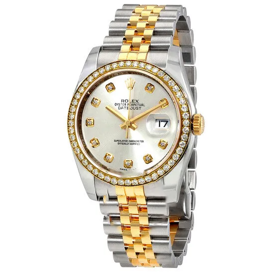 JMS always Bracelets Original Rolex Oyster Perpetual Datejust 36 Silver Dial Stainless Steel and 18K Yellow Gold Jubilee Bracelet Automatic Ladies Watch 116243SDJ JMS always Bracelets Original Rolex Oyster Perpetual Datejust 36 Silver Dial Stainless Steel and 18K Yellow Gold Jubilee Bracelet Automatic Ladies Watch 116243SDJ