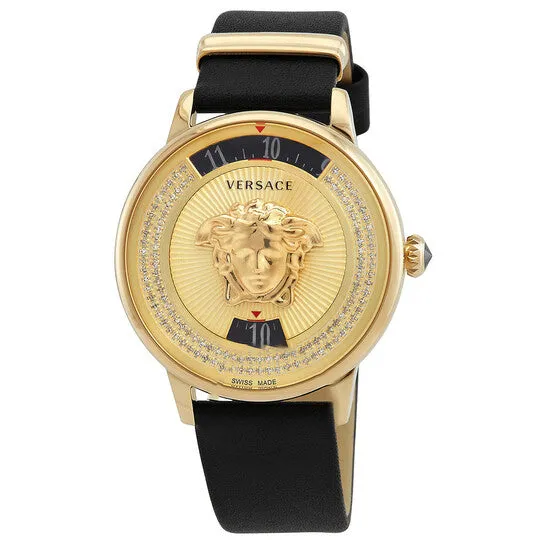 JMS always Original Versace Medusa Icon Diamond Quartz Gold Dial Ladies Watch VEZ200722 Watches JMS always Original Versace Medusa Icon Diamond Quartz Gold Dial Ladies Watch VEZ200722 Watches
