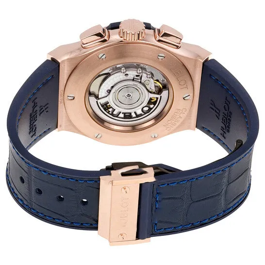JMS always Rings Original Hublot Classic Fusion Automatic Blue Sunray Dial 18kt King Gold Mens Watch 521OX7180LR JMS always Rings Original Hublot Classic Fusion Automatic Blue Sunray Dial 18kt King Gold Mens Watch 521OX7180LR