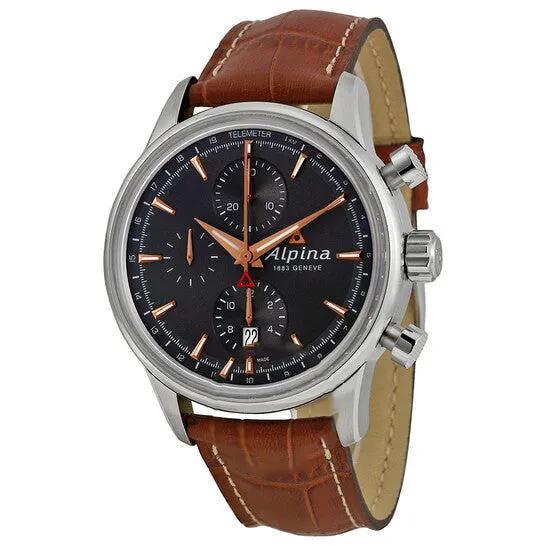 JMS always Watches Original Alpina Alpiner Chronograph Automatic Grey Dial Leather Mens Watch AL750VG4E6 JMS always Watches Original Alpina Alpiner Chronograph Automatic Grey Dial Leather Mens Watch AL750VG4E6