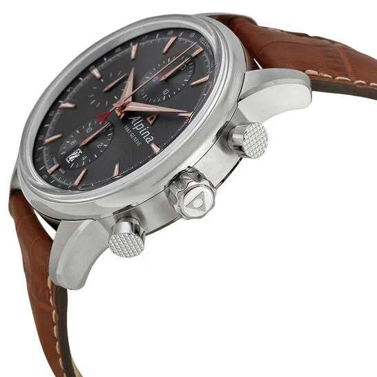 JMS always Watches Original Alpina Alpiner Chronograph Automatic Grey Dial Leather Mens Watch AL750VG4E6 JMS always Watches Original Alpina Alpiner Chronograph Automatic Grey Dial Leather Mens Watch AL750VG4E6