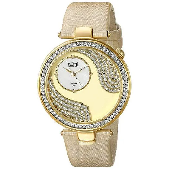 JMS always Watches Original Burgi Pave Design Quartz Ladies Watch BUR155YG JMS always Watches Original Burgi Pave Design Quartz Ladies Watch BUR155YG