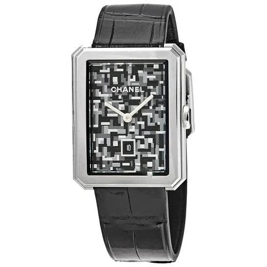 JMS always Watches Original Chanel BoyFriend Tweed Pattern Dial Ladies Watch H6128 JMS always Watches Original Chanel BoyFriend Tweed Pattern Dial Ladies Watch H6128