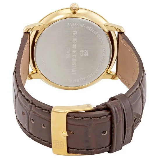 JMS always Watches Original Frederique Constant Slimline White Dial Brown Leather Mens Watch FC200RS5S35 JMS always Watches Original Frederique Constant Slimline White Dial Brown Leather Mens Watch FC200RS5S35