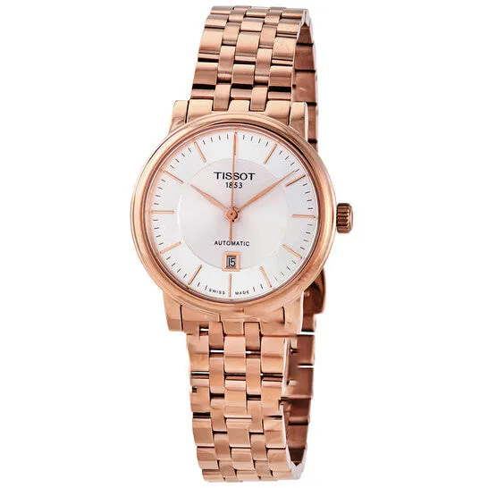 JMS always Watches Original Tissot Carson Premium Automatic Silver Dial Ladies Watch T1222073303100 JMS always Watches Original Tissot Carson Premium Automatic Silver Dial Ladies Watch T1222073303100