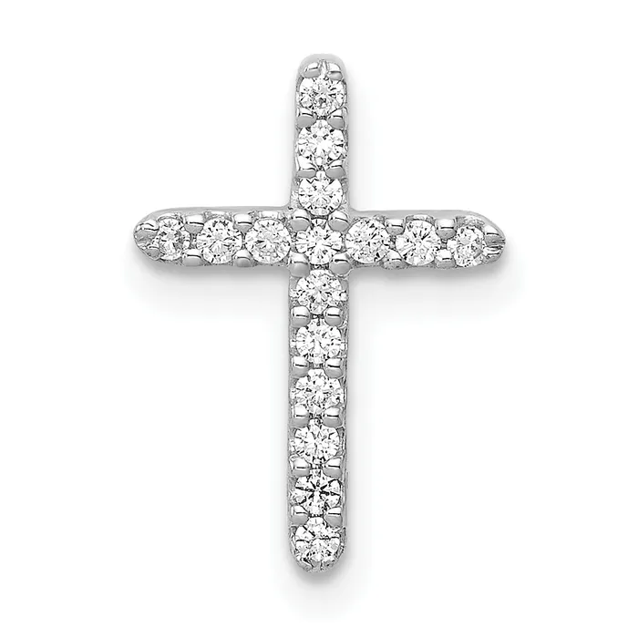 Necklaces Goldia 14k White Gold 18 Ct Lab Grown Diamond VSSI G Cross Chain Slide Pendant Necklaces Goldia 14k White Gold 18 Ct Lab Grown Diamond VSSI G Cross Chain Slide Pendant