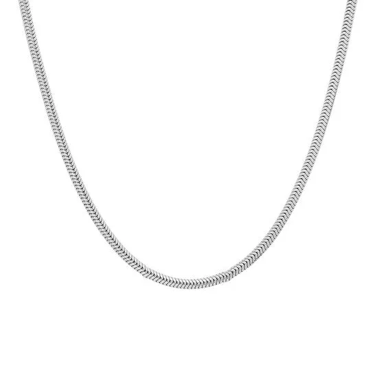 Necklaces JMS always Original Kylie Harper Unisex Italian Sterling Silver Snake Chain 1824 Necklaces JMS always Original Kylie Harper Unisex Italian Sterling Silver Snake Chain 1824