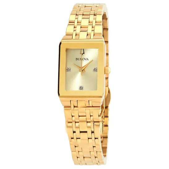 Original Bulova Futuro Quartz Champagne Dial Ladies Watch 97P140 JMS always Watches Original Bulova Futuro Quartz Champagne Dial Ladies Watch 97P140 JMS always Watches