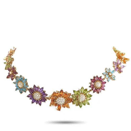 Original PreOwned Asprey Daisy Heritage 18K Yellow Gold 30ct Diamond Topaz Tourmaline Peridot Amethyst and Citrine Necklace AS16 031124 JMS always Necklaces Original PreOwned Asprey Daisy Heritage 18K Yellow Gold 30ct Diamond Topaz Tourmaline Peridot Amethyst and Citrine Necklace AS16 031124 JMS always Necklaces