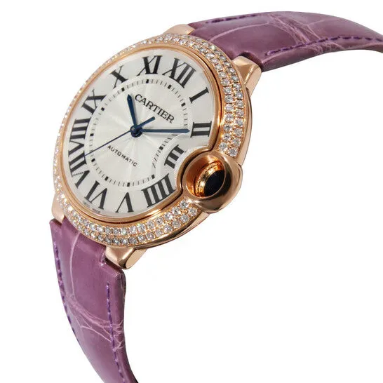 Original Preowned Cartier Ballon Bleu de Cartier Diamond White Guilloche Dial Ladies Watch WJBB0009 JMS always Watches Original Preowned Cartier Ballon Bleu de Cartier Diamond White Guilloche Dial Ladies Watch WJBB0009 JMS always Watches