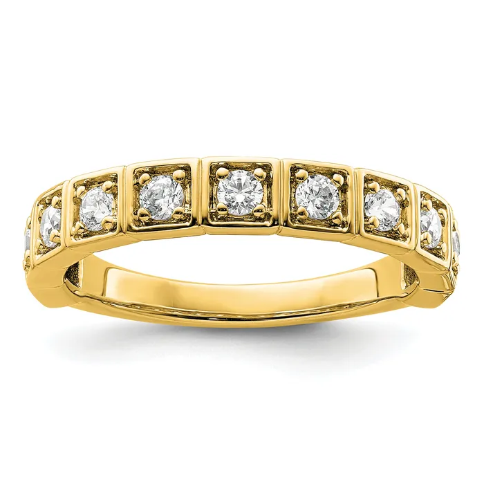 Rings 14k Yellow Gold 12 Ct Lab Grown Diamond VSSI G Fashion Band Ring Goldia Rings 14k Yellow Gold 12 Ct Lab Grown Diamond VSSI G Fashion Band Ring Goldia