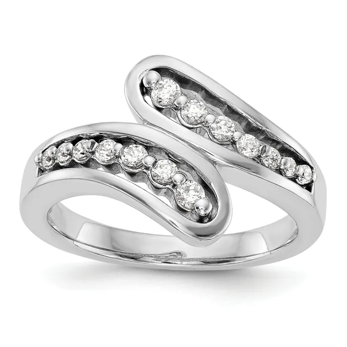 Rings Goldiacom 14K White Gold Diamond Band
