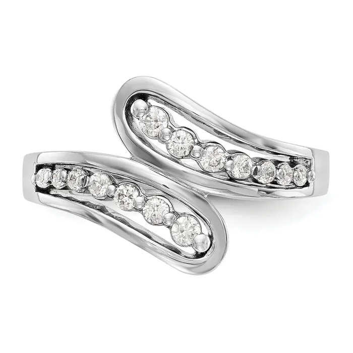 Rings Goldiacom 14K White Gold Diamond Band