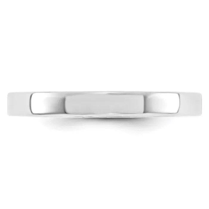 Rings Goldia Solid 14K White Gold 3mm Standard Flat Comfort Fit MensWomens Wedding Band Ring Size 135 Rings Goldia Solid 14K White Gold 3mm Standard Flat Comfort Fit MensWomens Wedding Band Ring Size 135