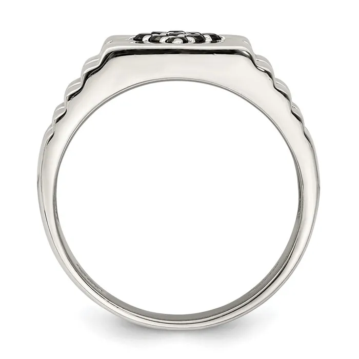 Rings Goldia Sterling Silver Mens Onyx Ring