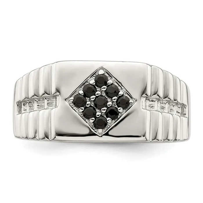 Rings Goldia Sterling Silver Mens Onyx Ring