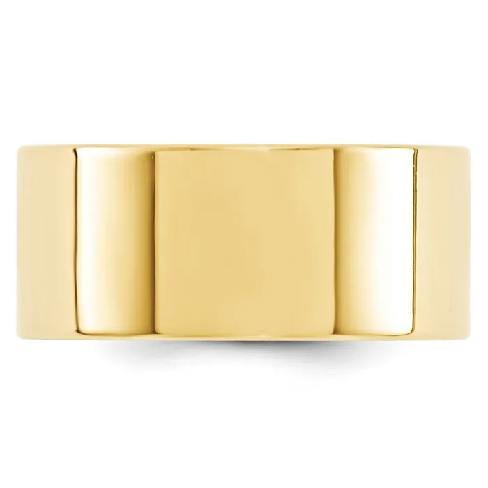 Rings Solid 14K Yellow Gold 10mm Standard Flat Comfort Fit MensWomens Wedding Band Ring Size 10 Goldia Rings Solid 14K Yellow Gold 10mm Standard Flat Comfort Fit MensWomens Wedding Band Ring Size 10 Goldia