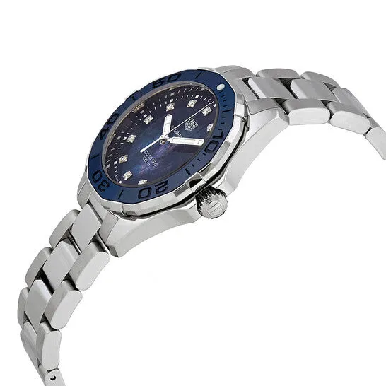 Watches JMS always Original Tag Heuer Aquaracer Blue Mother of Pearl Diamond Dial Ladies Watch WAY131LBA0748 Watches JMS always Original Tag Heuer Aquaracer Blue Mother of Pearl Diamond Dial Ladies Watch WAY131LBA0748