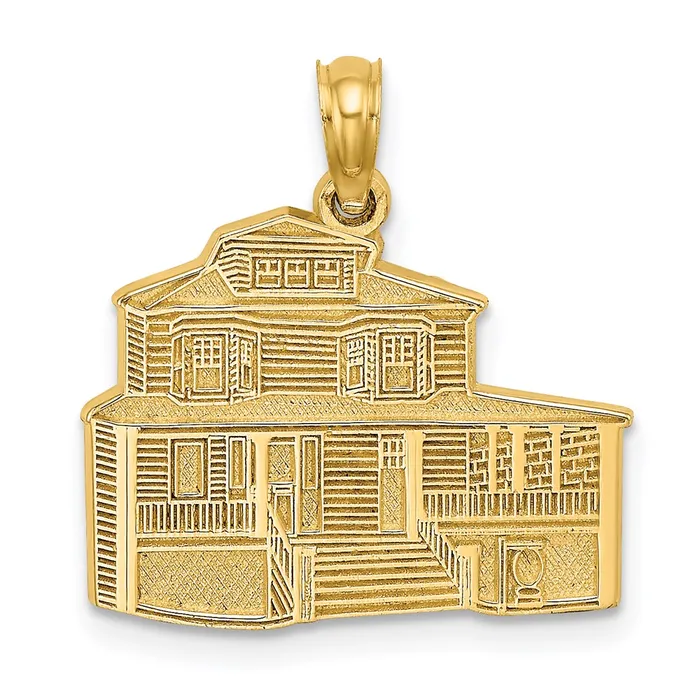 14K The MANSE BED and BREAKFAST CAPE MAY NJ Charm TreasureFineJewelers Charm Necklaces