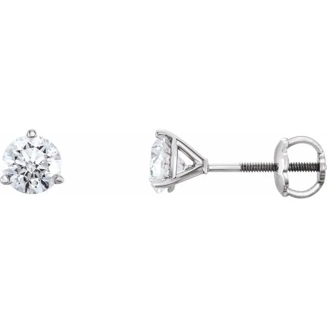 14K Yellow 15 CTW Diamond Earrings TreasureFineJewelers Earrings