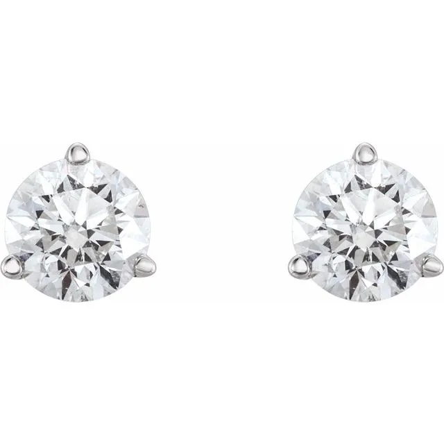 14K Yellow 15 CTW Diamond Earrings TreasureFineJewelers Earrings