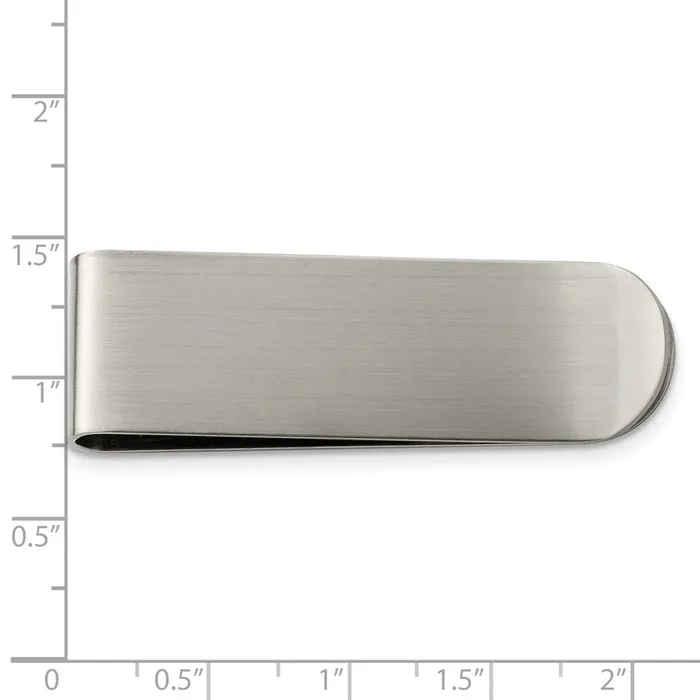 Chisel Stainless Steel Brushed Money Clip TreasureFineJewelers Bracelets