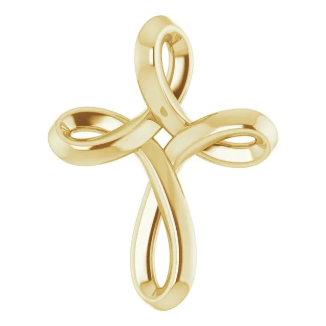 Necklaces 14K Yellow Gold 1335x1042 mm Youth Cross Pendant TreasureFineJewelers Necklaces 14K Yellow Gold 1335x1042 mm Youth Cross Pendant TreasureFineJewelers