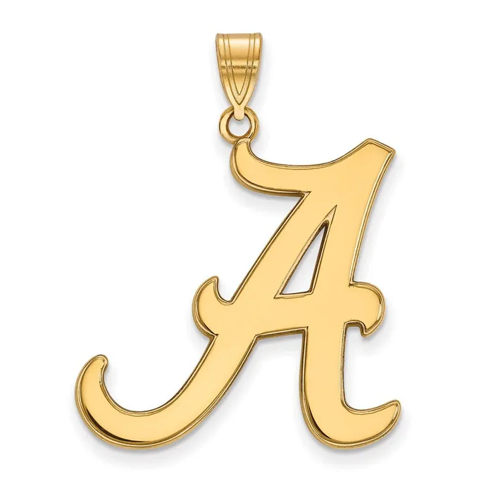 Necklaces TreasureFineJewelers 14k Gold University of Alabama XL Pendant Necklaces TreasureFineJewelers 14k Gold University of Alabama XL Pendant
