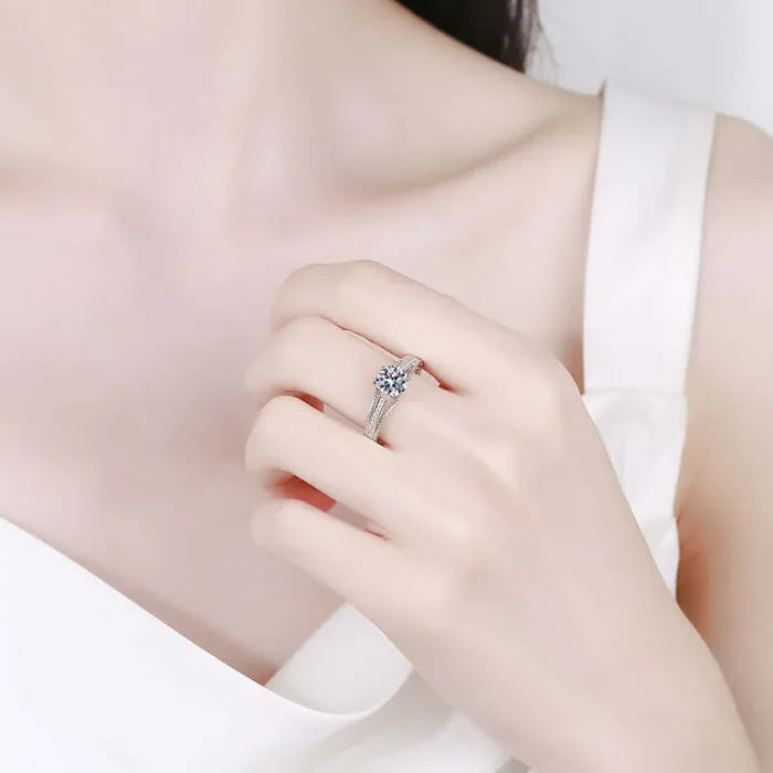 Rings Trendolla Jewelry Crown Marriage Proposal Moissanite Ring
