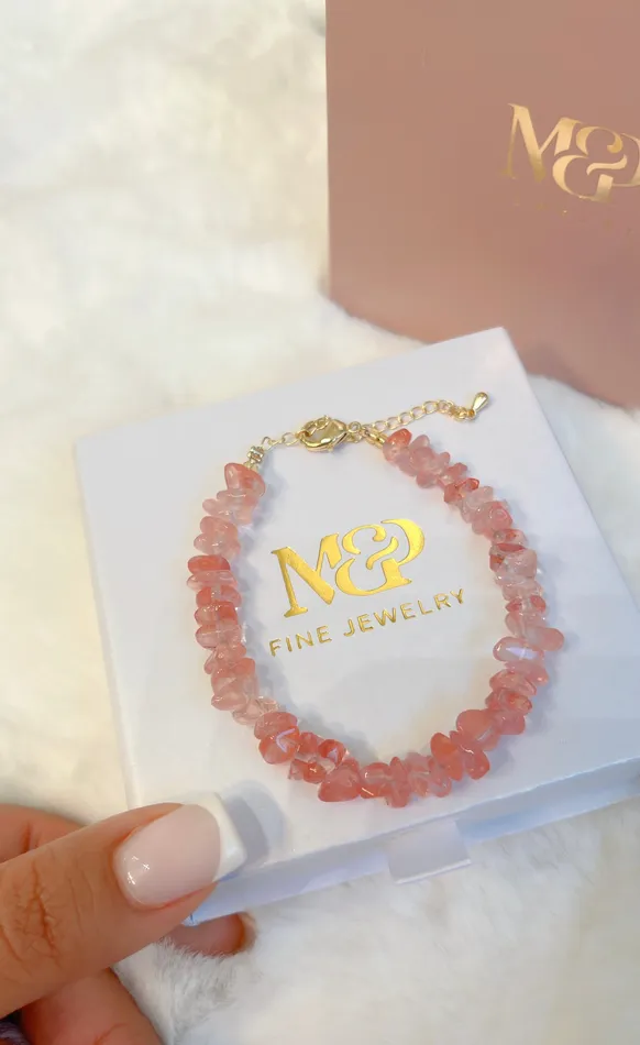 Rose Quartz Bracelet MP Jewelry Bracelets