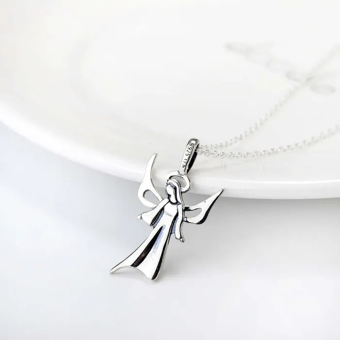S925 Angelic Virgin Mary Virgencita Necklace Trendolla Jewelry Necklaces