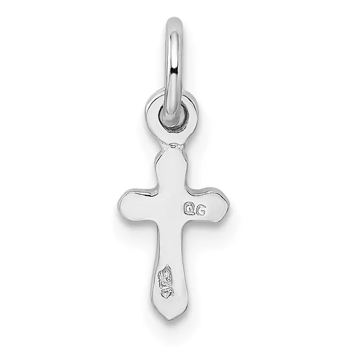 Sterling Silver RHpltd Childs Jan Red Preciosca Crystal Cross Pendant TreasureFineJewelers Necklaces