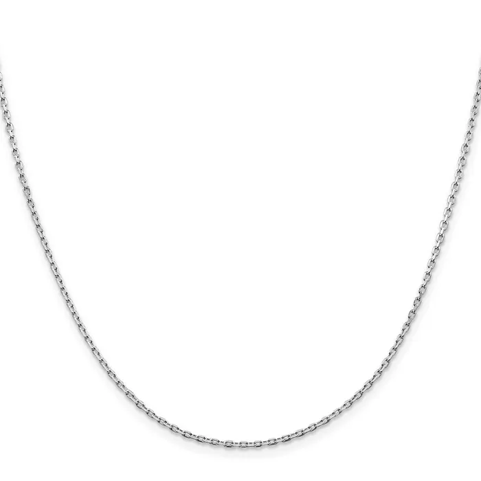 Sterling Silver Rhodiumplated 15mm Beveled Oval Cable Chain TreasureFineJewelers Rings