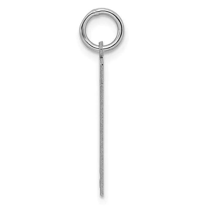 SterlingSilver Rhodiumplated Polished Number 11 Charm TreasureFineJewelers Rings