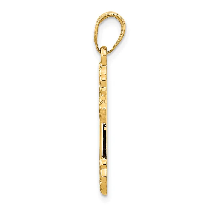 TreasureFineJewelers 14K Cross Pendant Necklaces