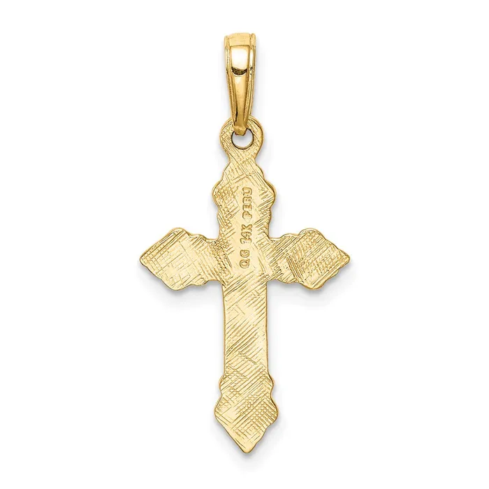 TreasureFineJewelers 14K Cross Pendant Necklaces