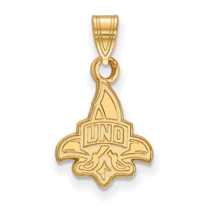TreasureFineJewelers Necklaces 14k Gold University of New Orleans UNO Small Pendant TreasureFineJewelers Necklaces 14k Gold University of New Orleans UNO Small Pendant