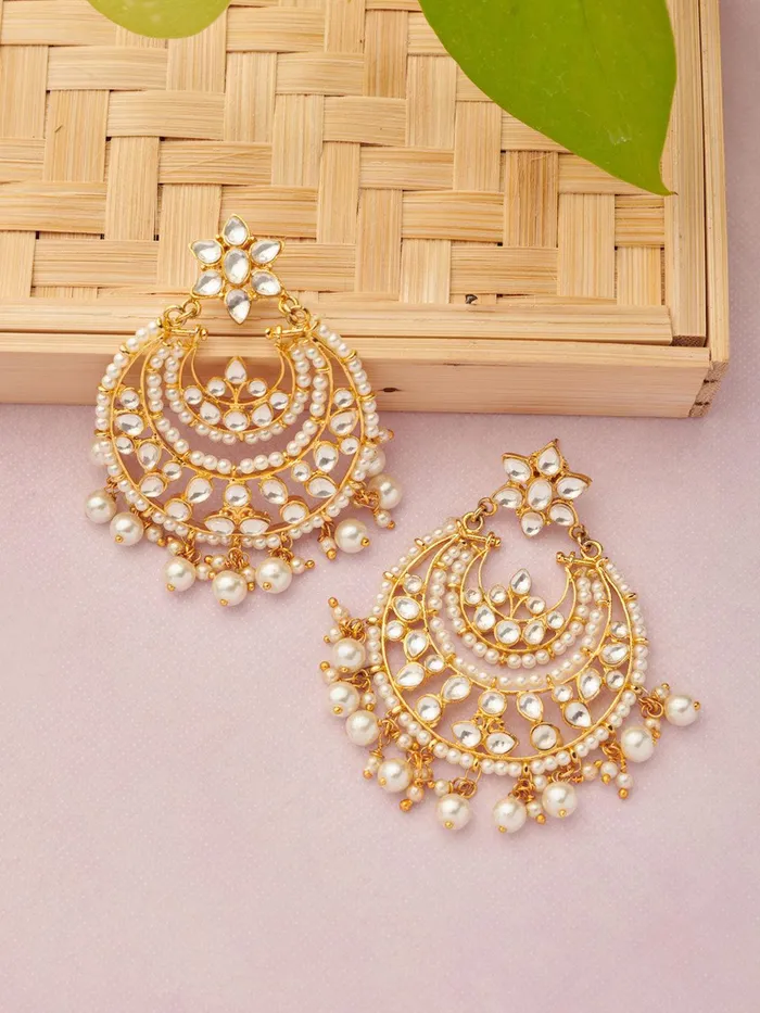 Curio Cottage Earrings Pearl it Chaandbalis Curio Cottage Earrings Pearl it Chaandbalis