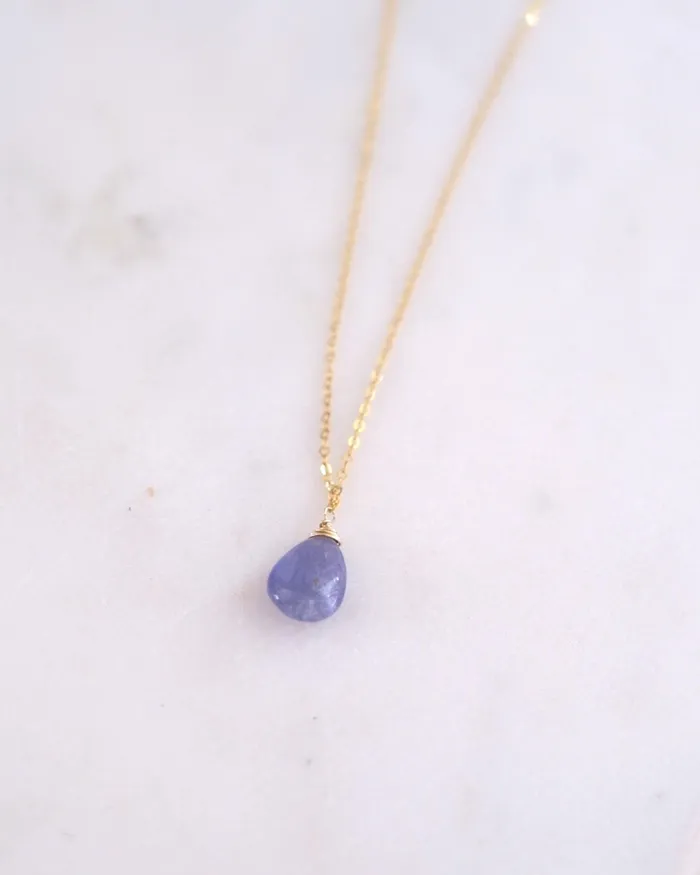 ERIJEWELRY Necklaces Tanzanite Drop Necklace
